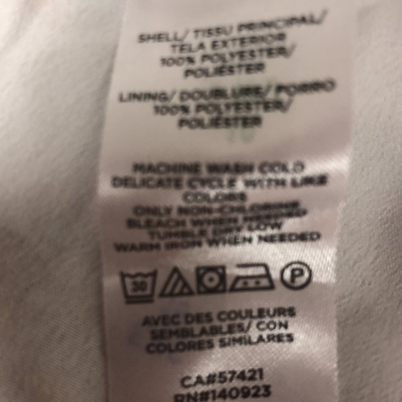 Loft lined print skirt with pockets xl 16 - Picture 8 of 9